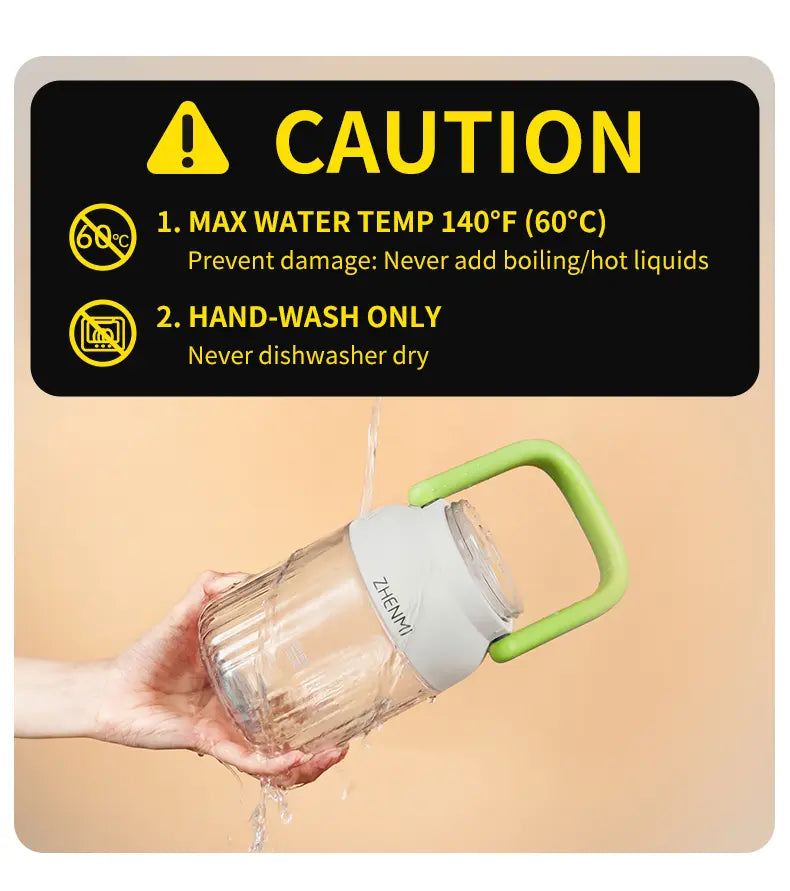 33oz Cordless Portable Blender - 30s Ice Crushing Power for On-The-Go Smoothies