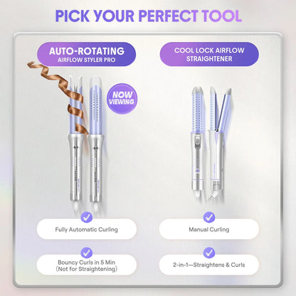 360° Airflow Automatic Rotating Hair Styler & Curler