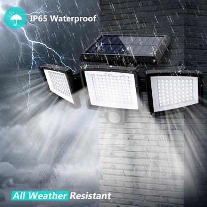 Ultra-Bright 2500LM Solar Motion Flood Light Set