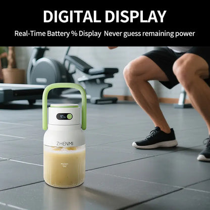 33oz Cordless Portable Blender - 30s Ice Crushing Power for On-The-Go Smoothies