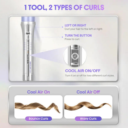 360° Airflow Automatic Rotating Hair Styler & Curler